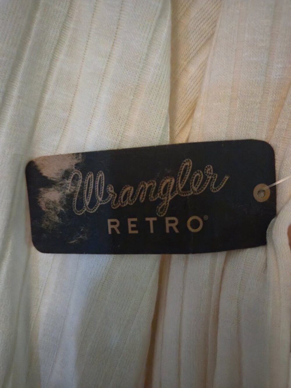 Wrangler Retro Ribbed Henley Top (Large, NWT) - Picture 2 of 4